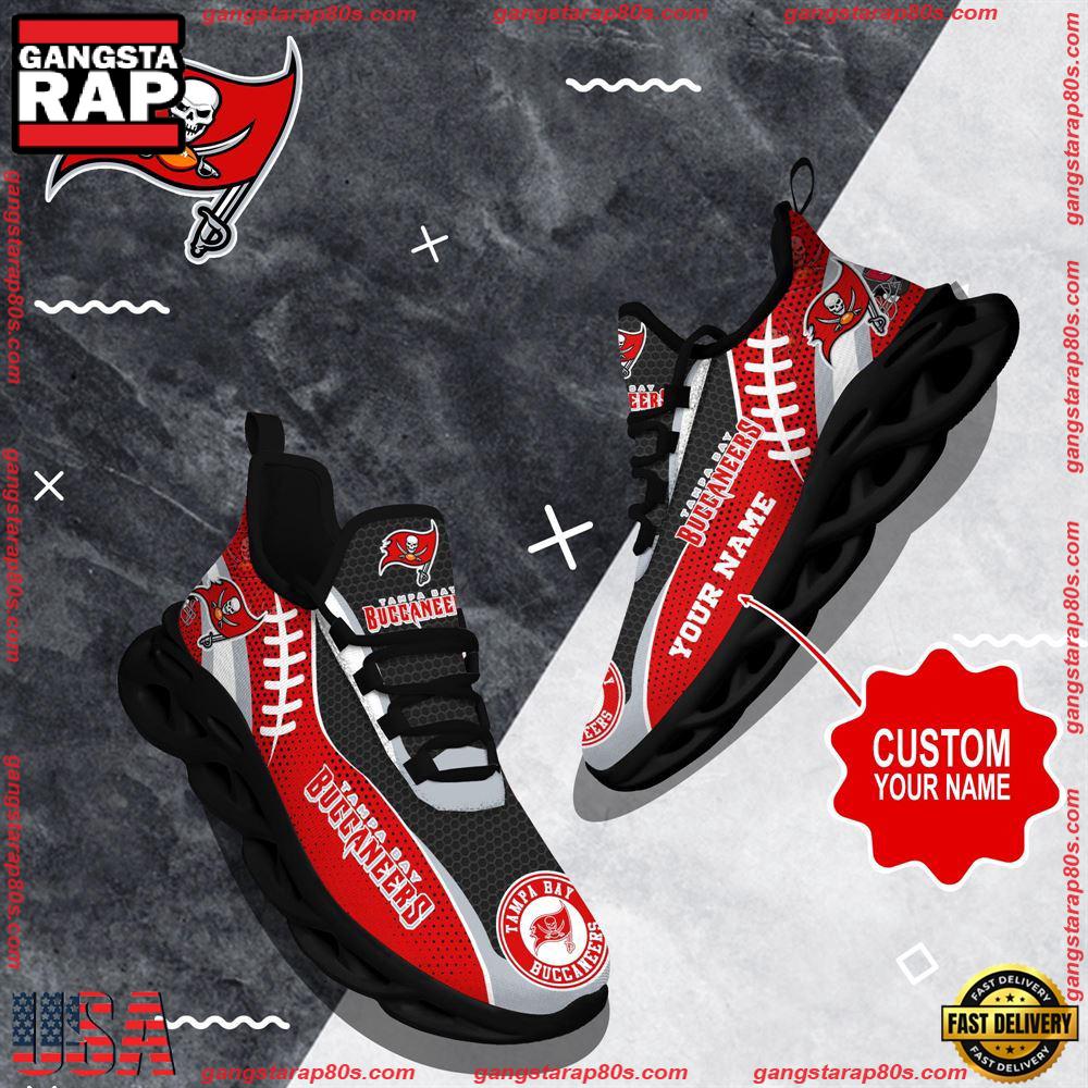 Ideafootwear Tampa Bay Buccaneers Max Soul Shoes Sneakers For Men And Women