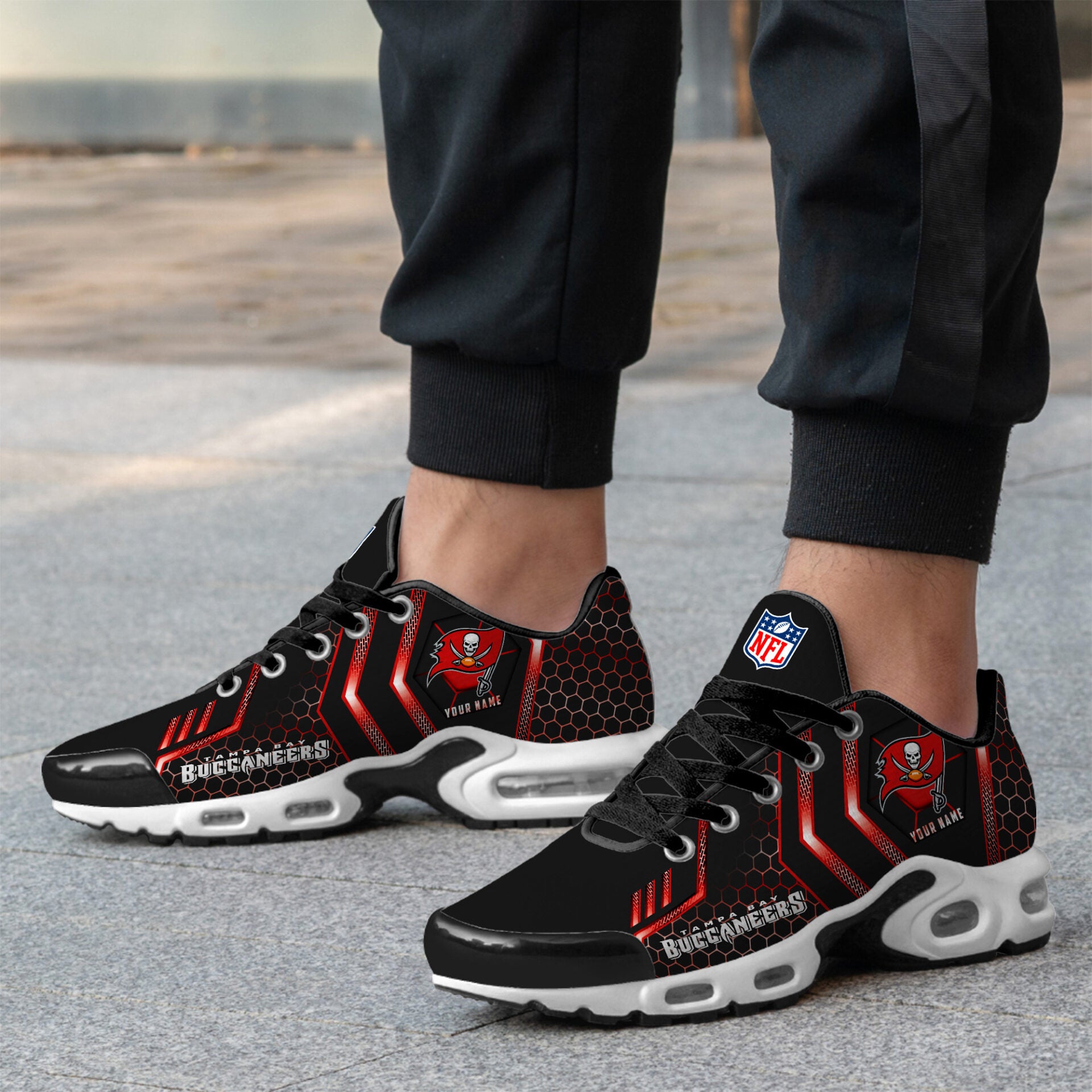 Ideafootwear Tampa Bay Buccaneers TN Shoes Sneakers For Men And Women