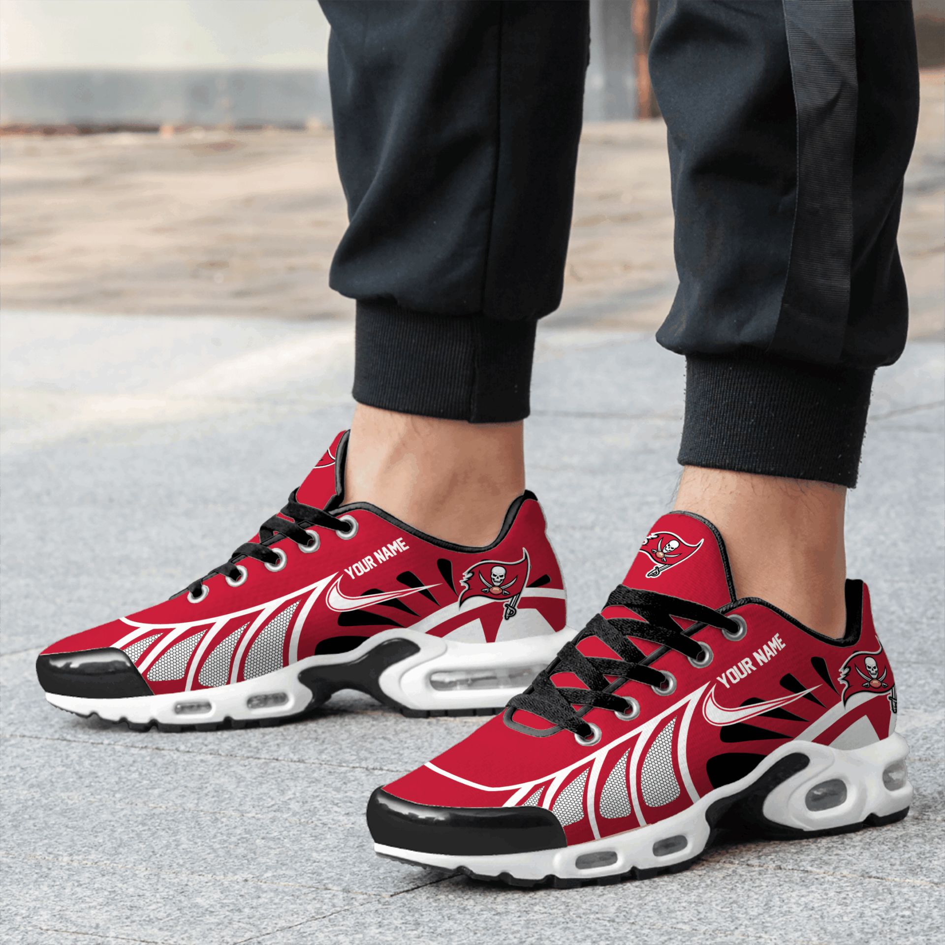 Ideafootwear Tampa Bay Buccaneers TN Shoes Sneakers For Men And Women