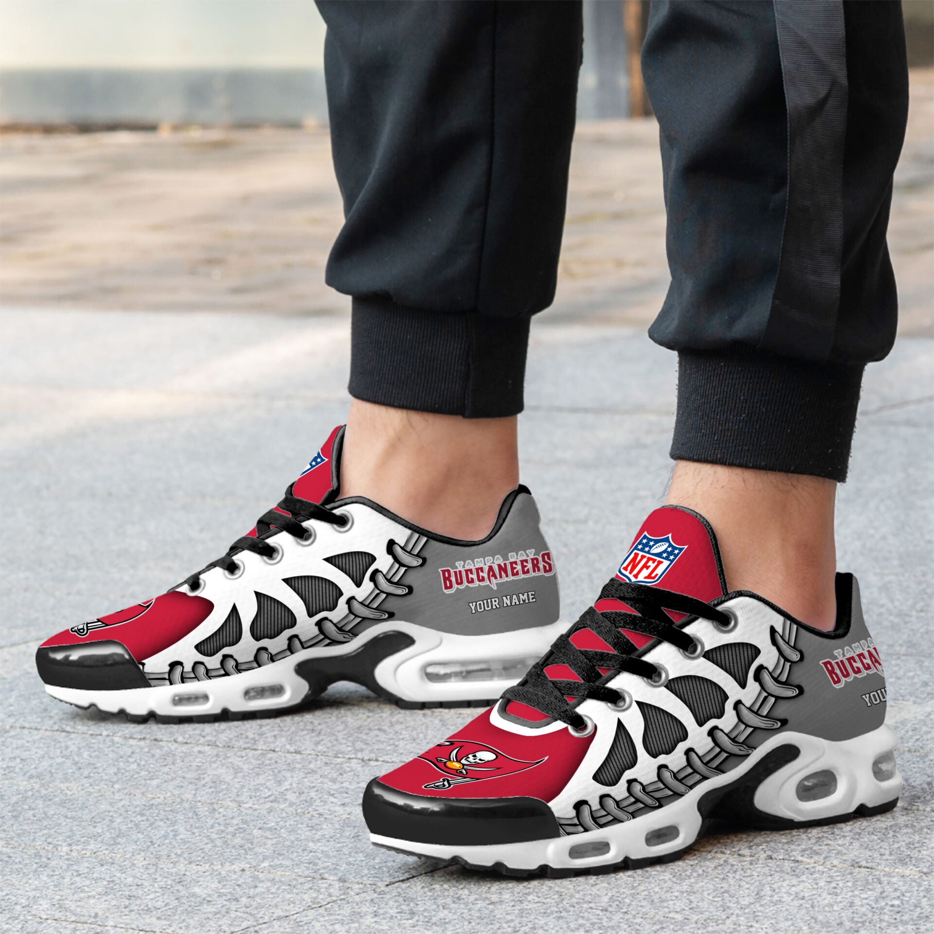 Ideafootwear Tampa Bay Buccaneers TN Shoes Sneakers For Men And Women