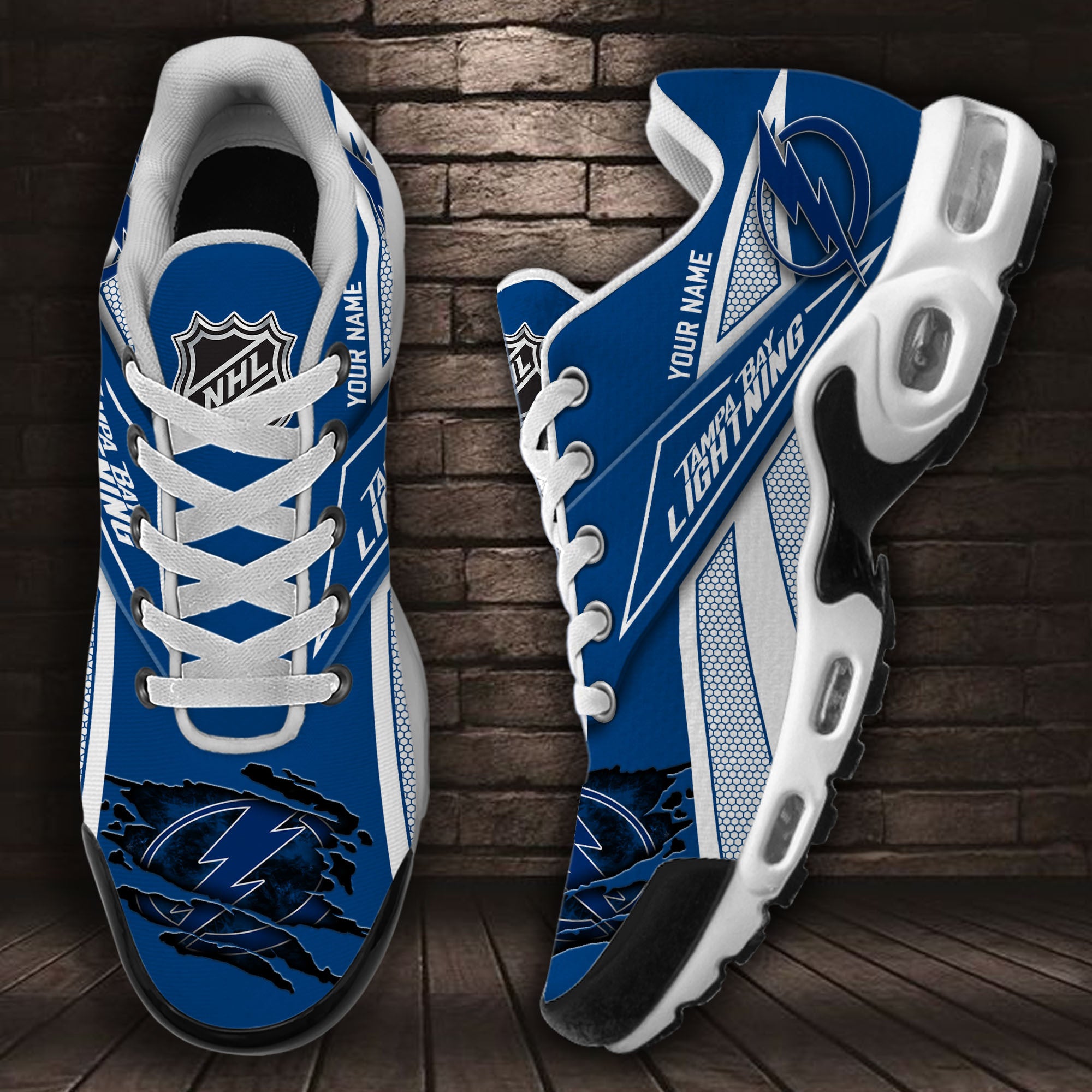 Ideafootwear Tampa Bay Lightning TN Shoes Sneakers For Men And Women