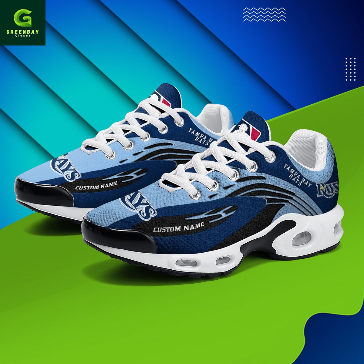 Ideafootwear Tampa Bay Rays TN Shoes Sneakers For Men And Women