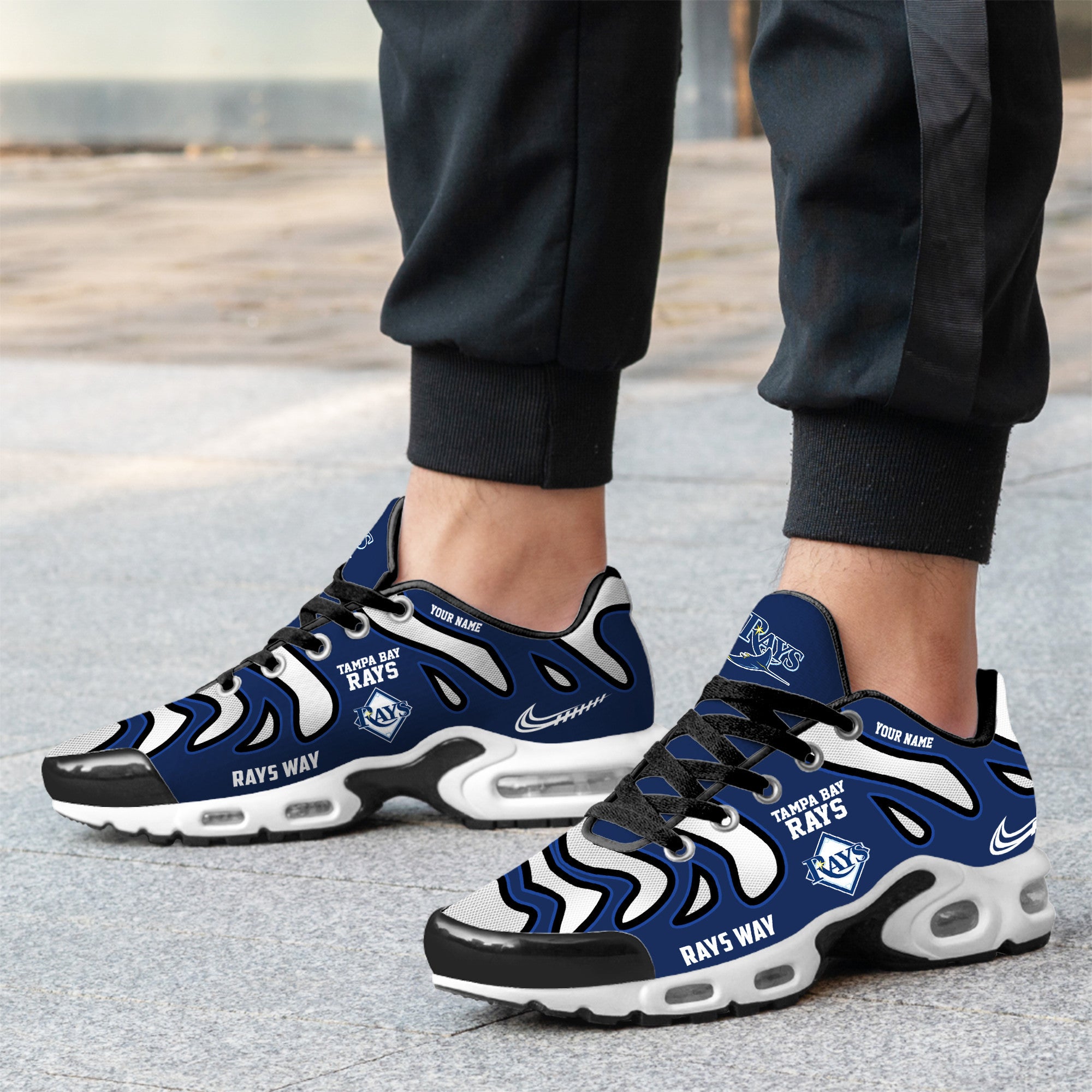 Ideafootwear Tampa Bay Rays TN Shoes Sneakers For Men And Women