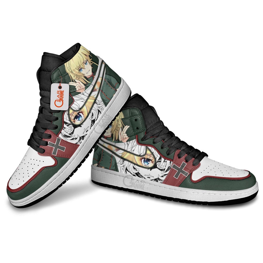Ideafootwear Tanya Degurechaff AJ1 High Sneakers Shoes For Men And Women