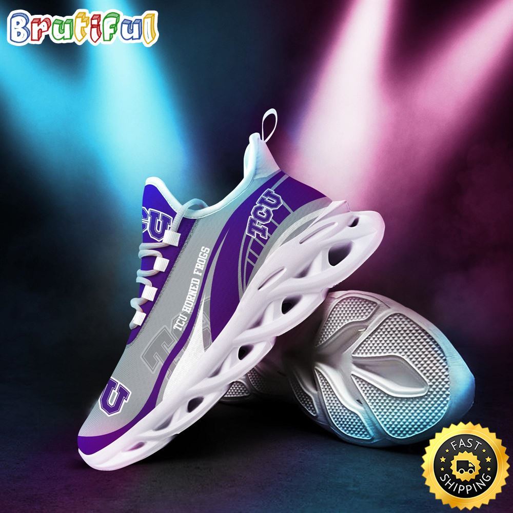 Ideafootwear TCU Horned Frogs Max Soul Shoes Sneakers For Men And Women