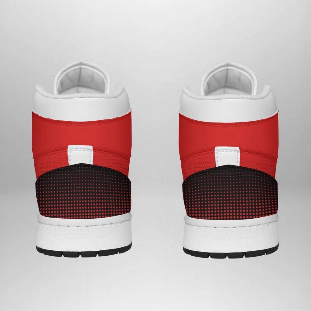 Ideafootwear Team Rocket Pokemon  AJ1 High Sneakers Shoes For Men And Women