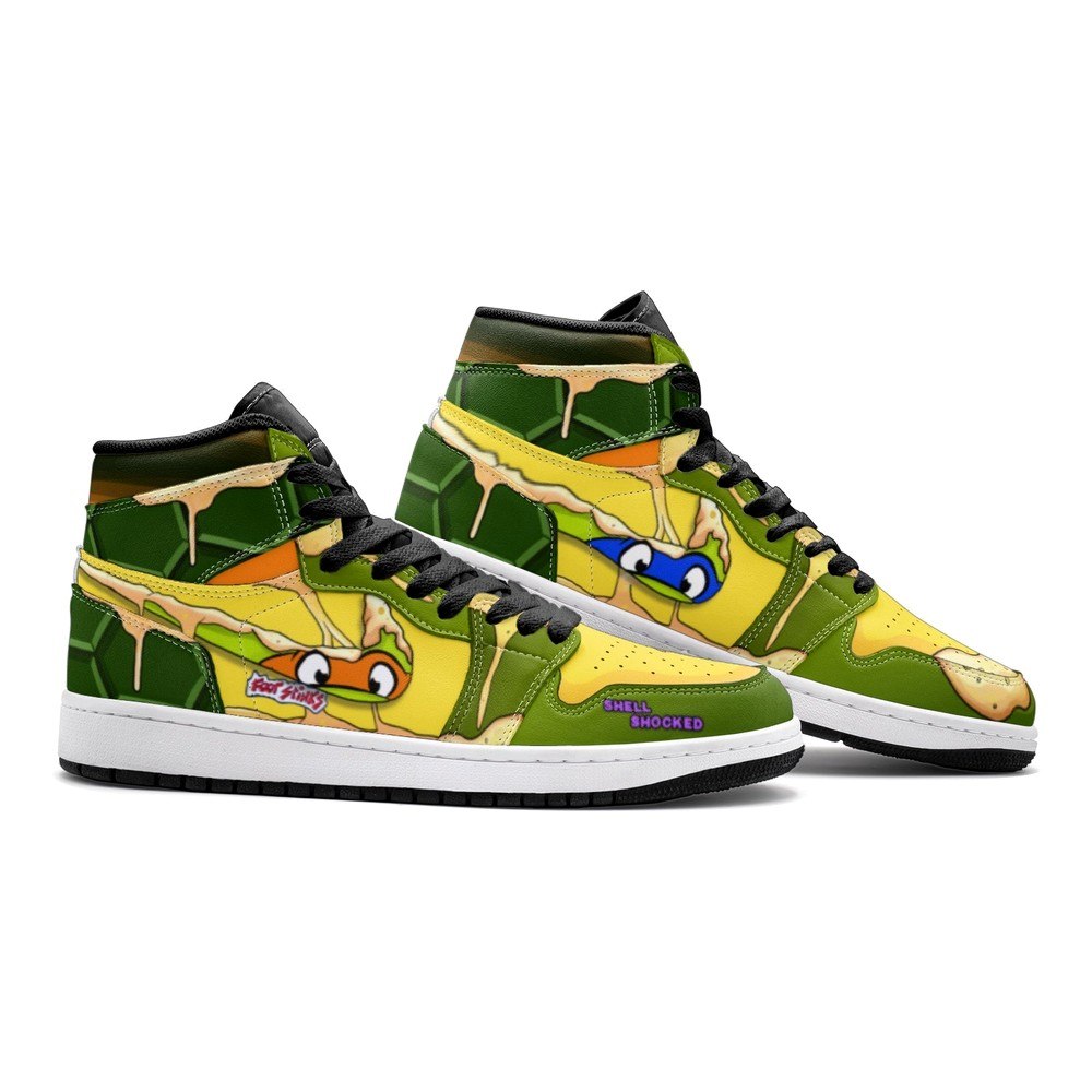Ideafootwear Teenage Mutant AJ1 High Sneakers Shoes For Men And Women