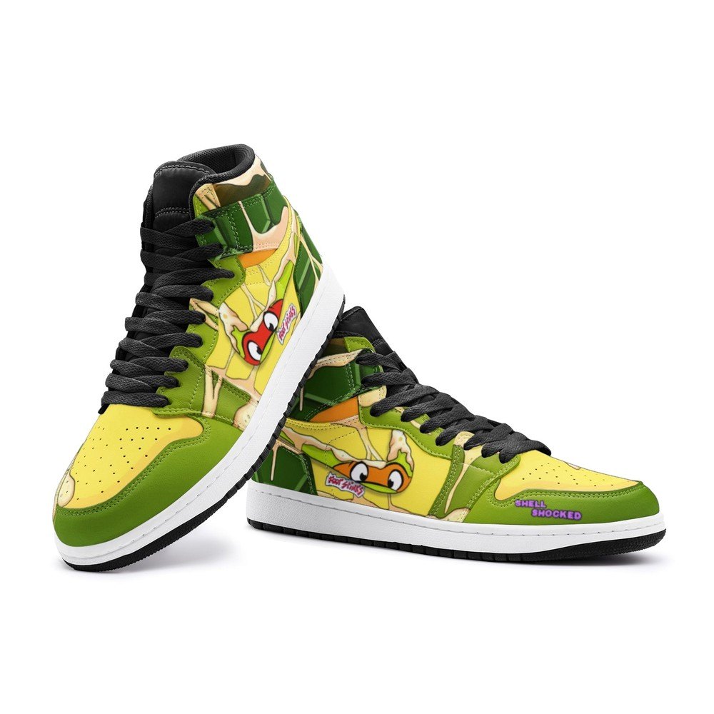 Ideafootwear Teenage Mutant AJ1 High Sneakers Shoes For Men And Women
