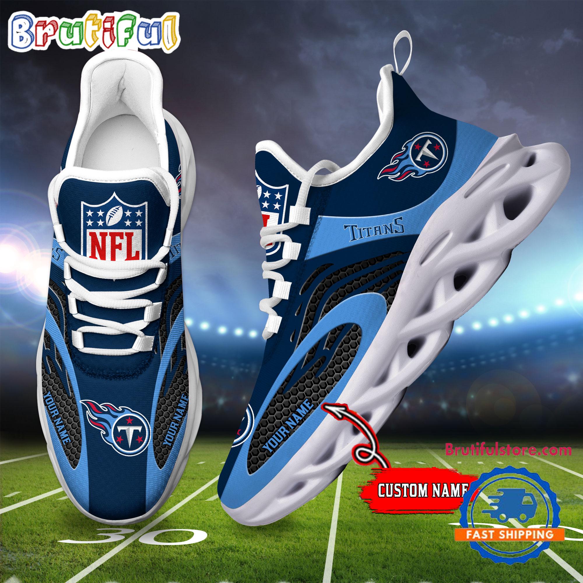 Ideafootwear Tennessee Titans Max Soul Shoes Sneakers For Men And Women
