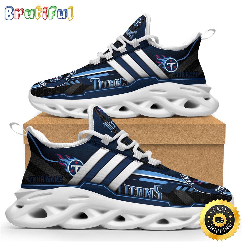 Ideafootwear Tennessee Titans Max Soul Shoes Sneakers For Men And Women