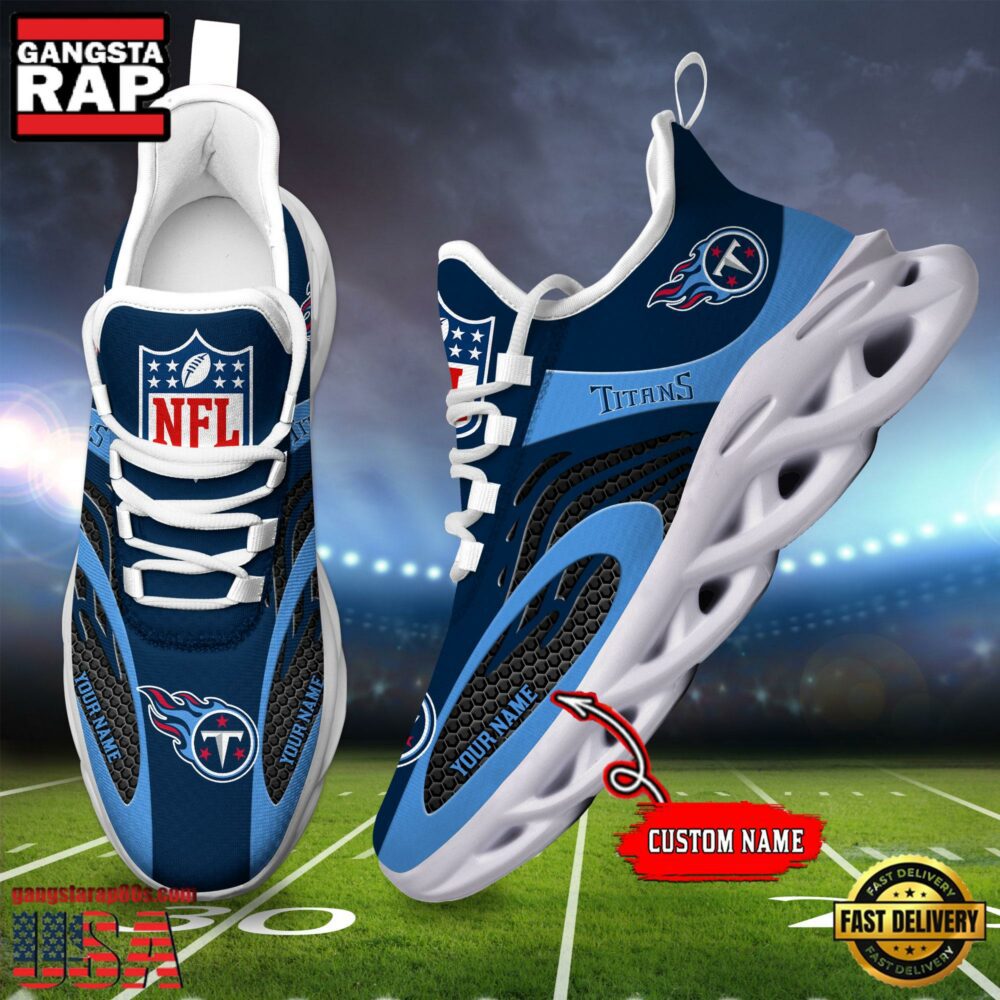 Ideafootwear Tennessee Titans Max Soul Shoes Sneakers For Men And Women