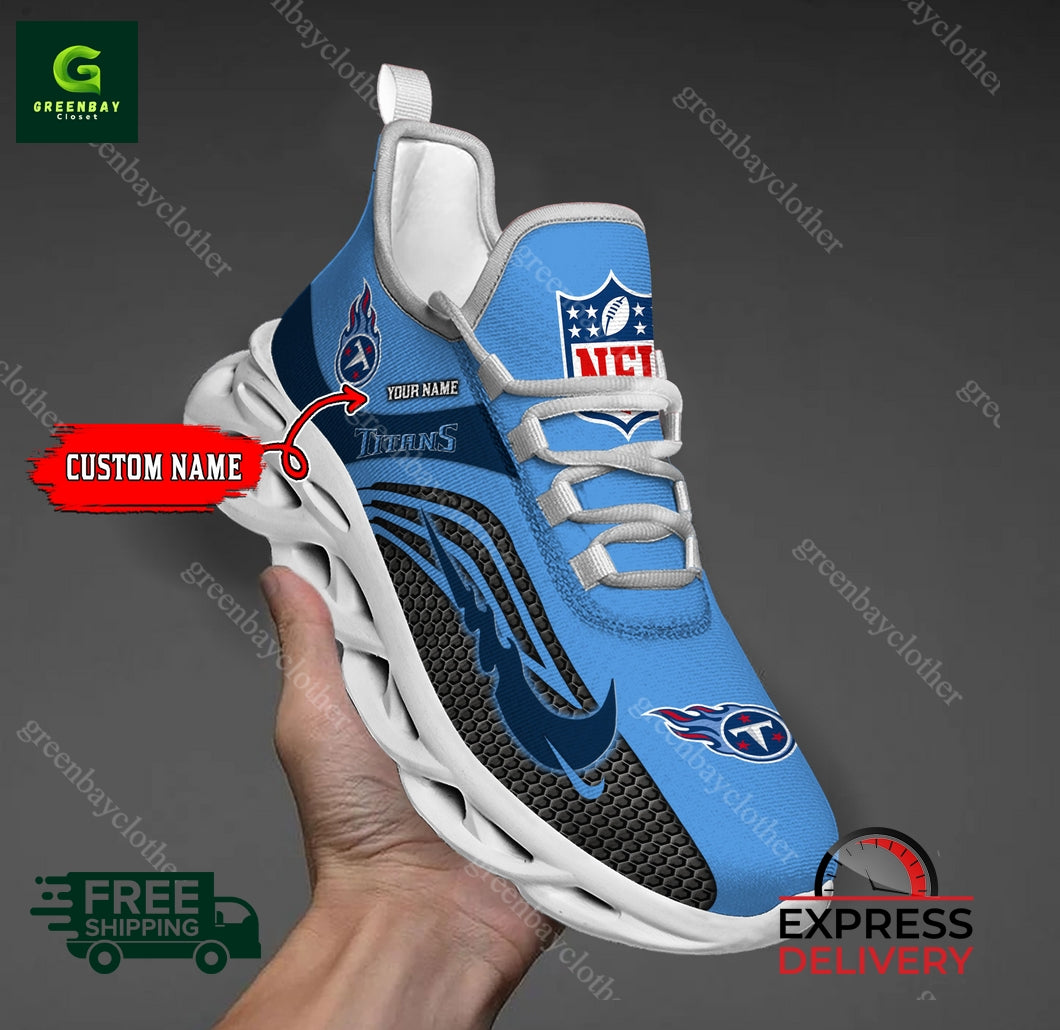 Ideafootwear Tennessee Titans Max Soul Shoes Sneakers For Men And Women