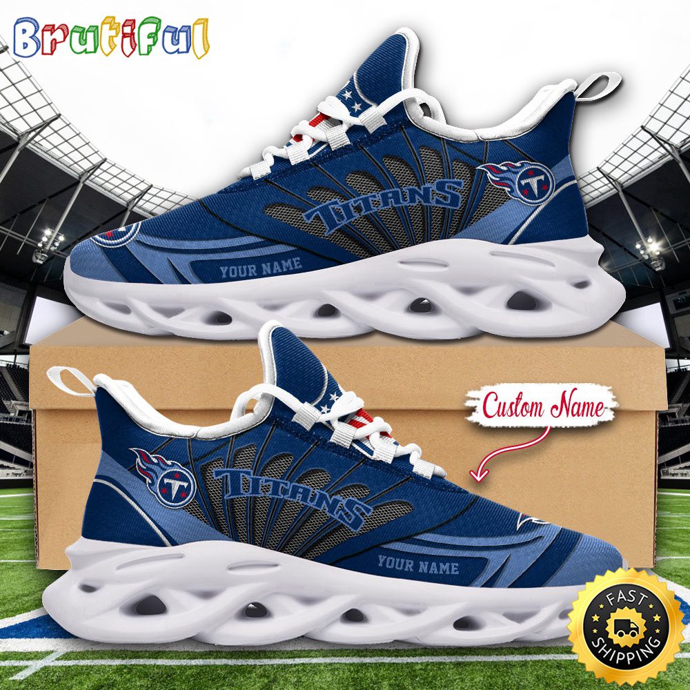 Ideafootwear Tennessee Titans Max Soul Shoes Sneakers For Men And Women