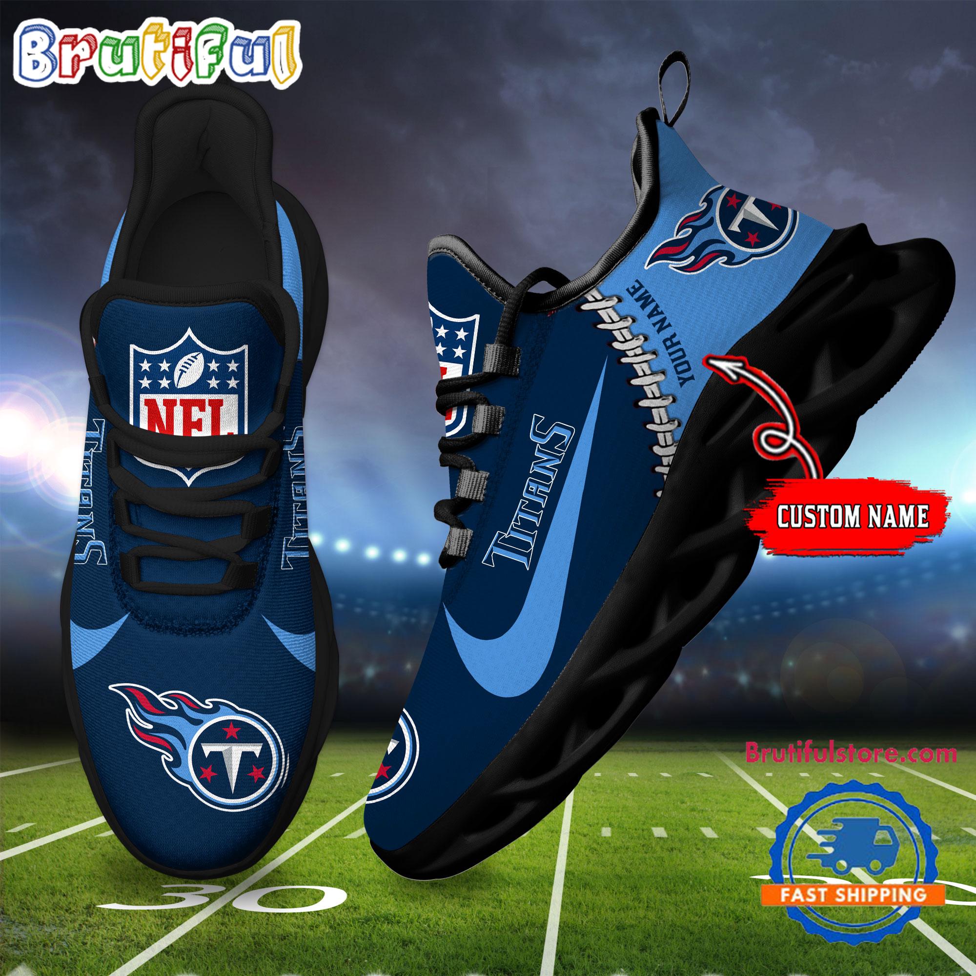 Ideafootwear Tennessee Titans Max Soul Shoes Sneakers For Men And Women