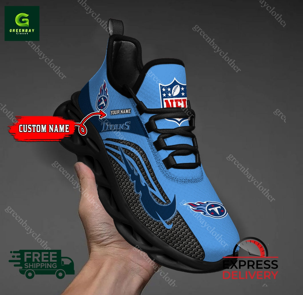 Ideafootwear Tennessee Titans Max Soul Shoes Sneakers For Men And Women
