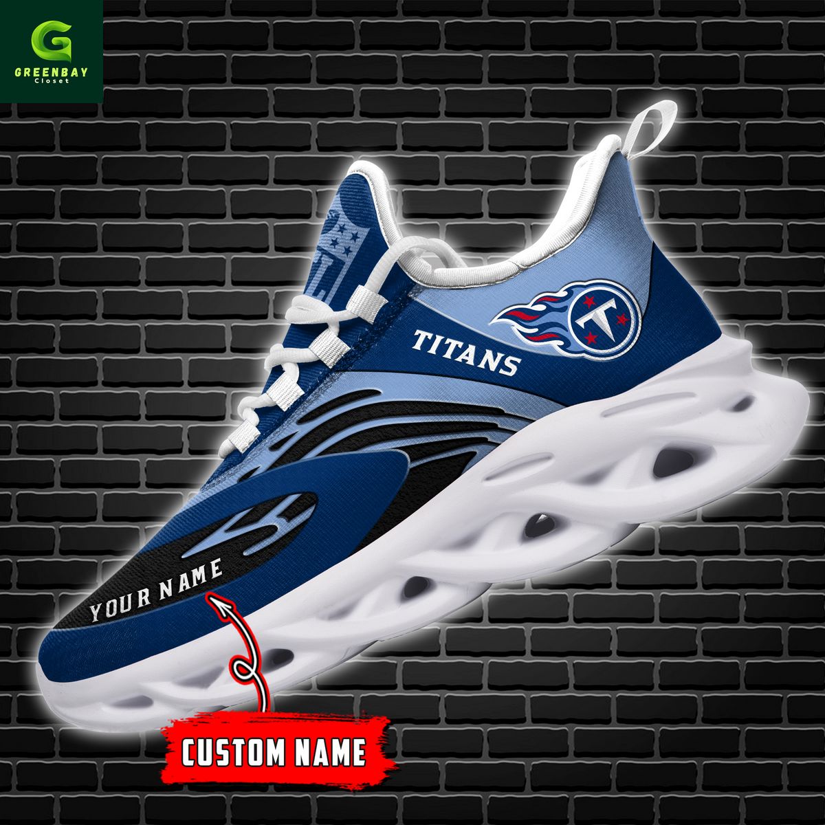 Ideafootwear Tennessee Titans Max Soul Shoes Sneakers For Men And Women
