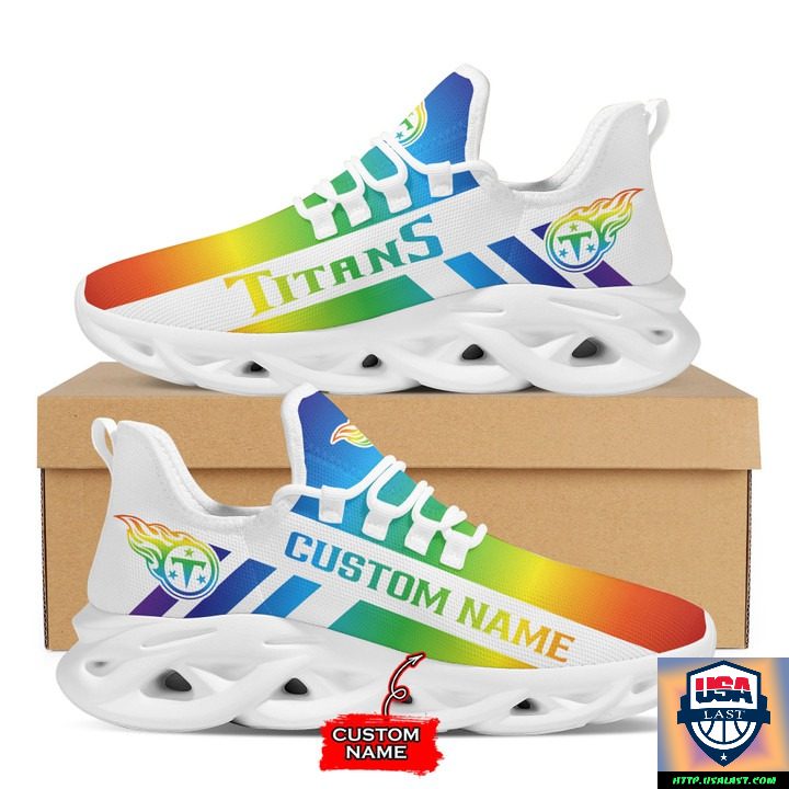 Ideafootwear Tennessee Titans Max Soul Shoes Sneakers For Men And Women