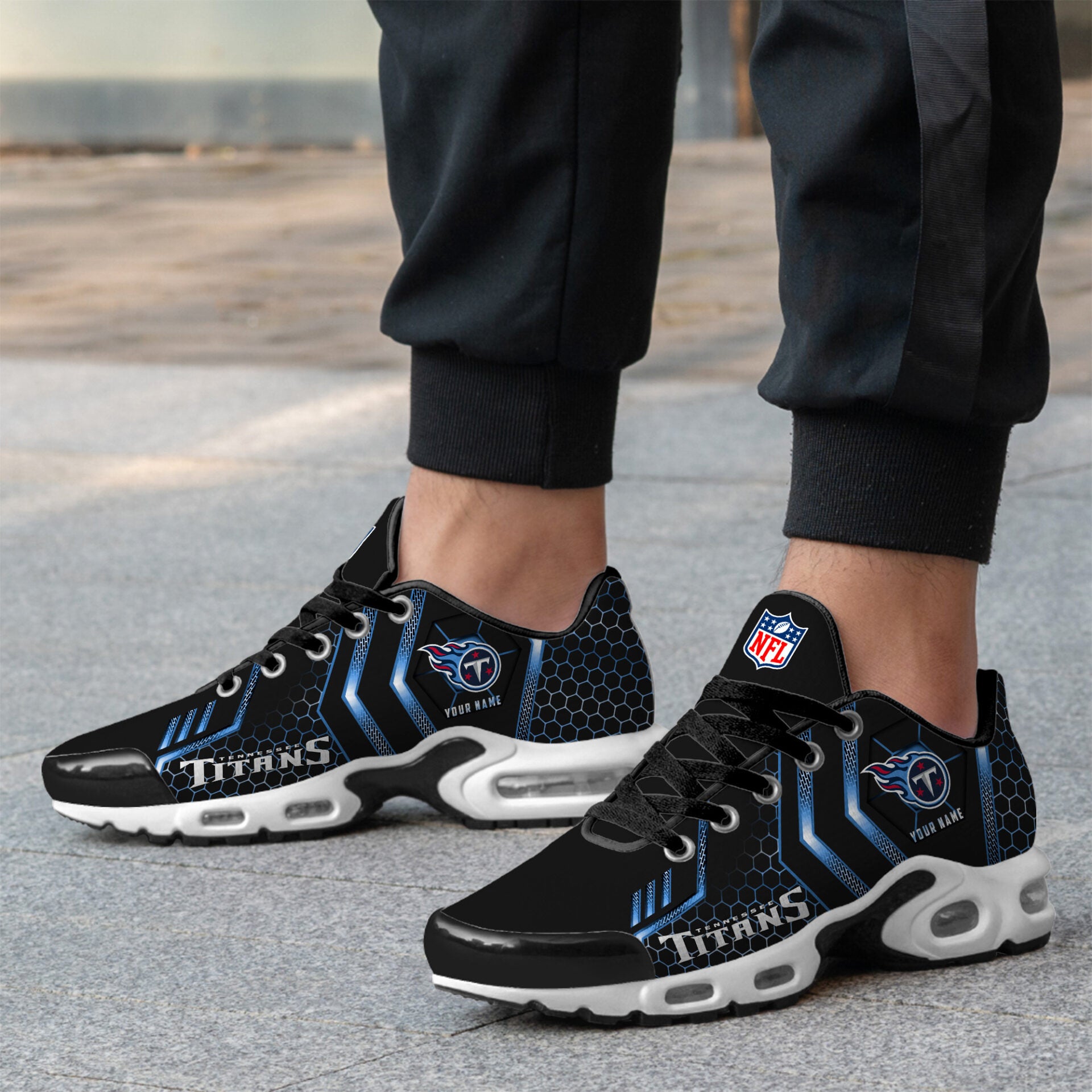 Ideafootwear Tennessee Titans TN Shoes Sneakers For Men And Women
