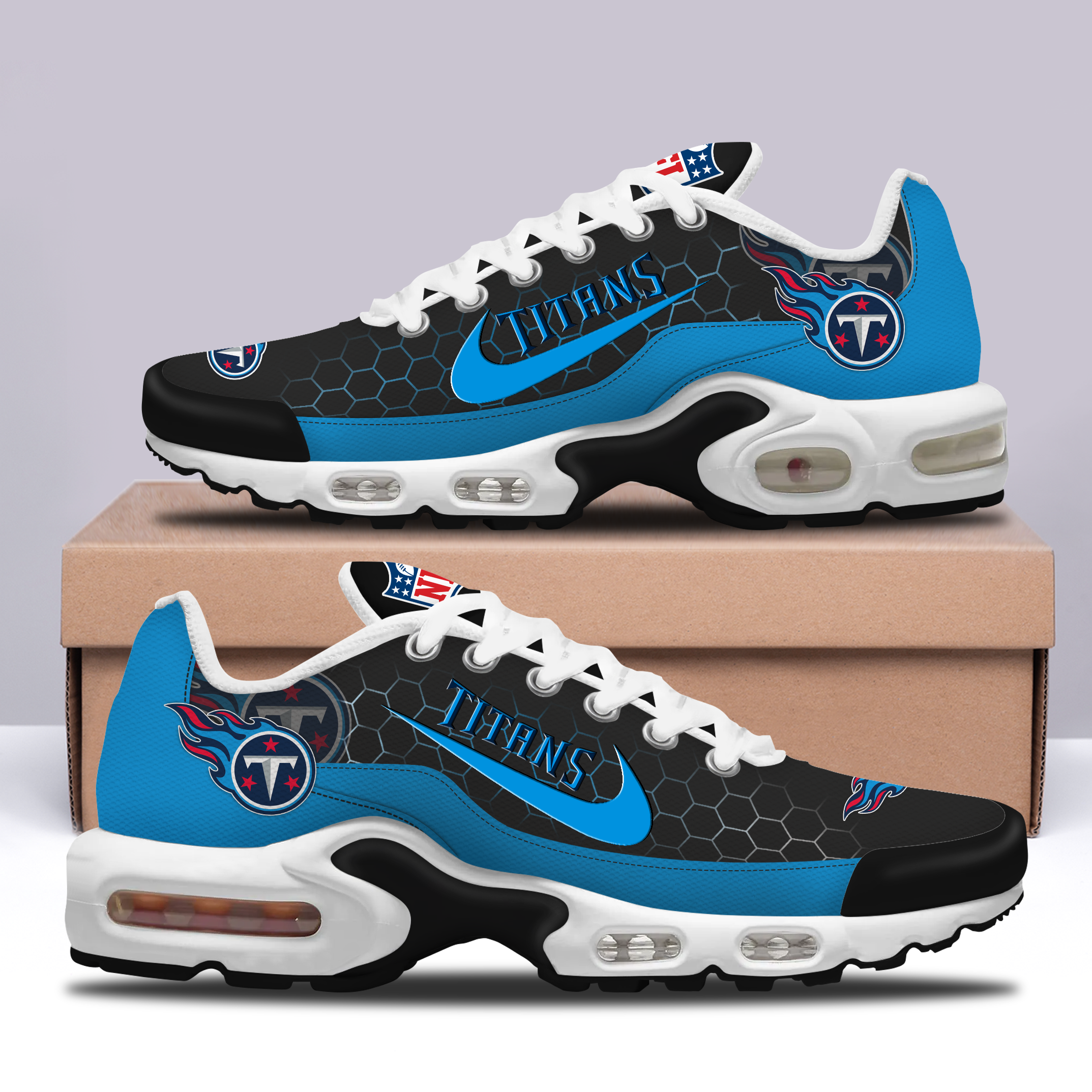 Ideafootwear Tennessee Titans TN Shoes Sneakers For Men And Women