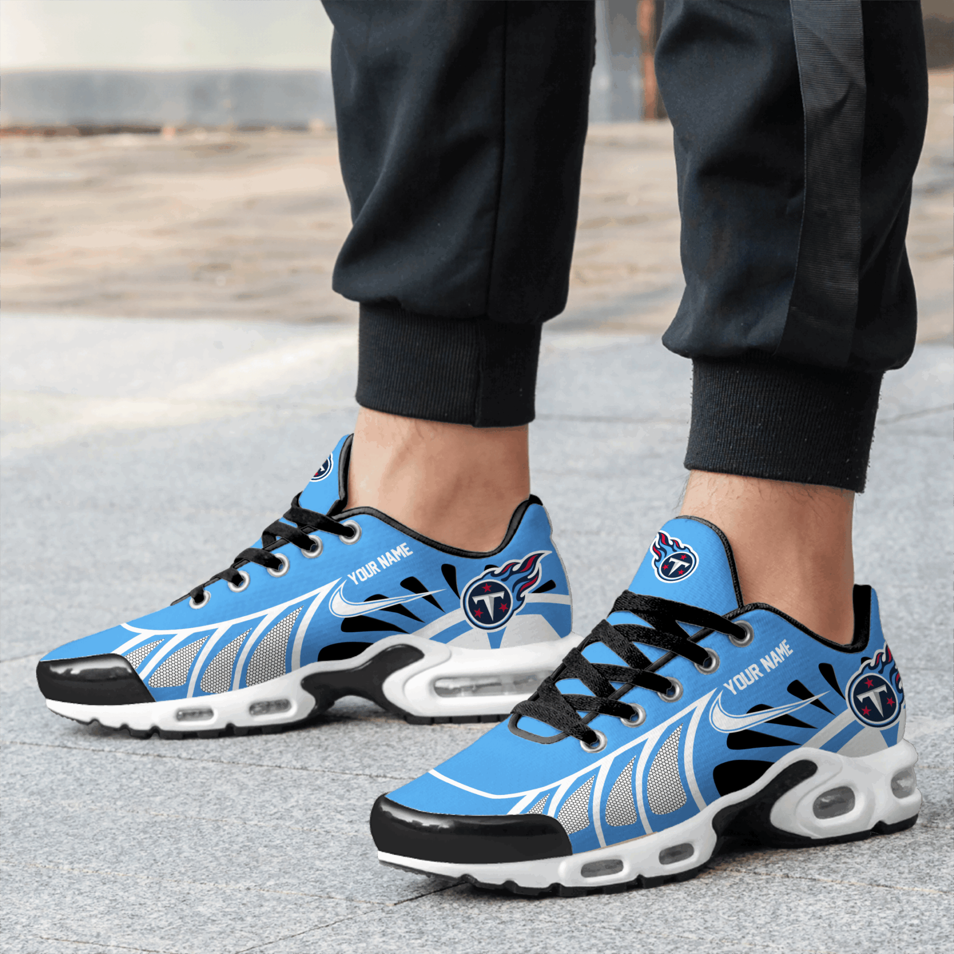 Ideafootwear Tennessee Titans TN Shoes Sneakers For Men And Women