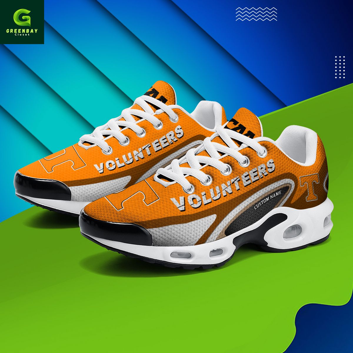 Ideafootwear Tennessee Volunteers TN Shoes Sneakers For Men And Women