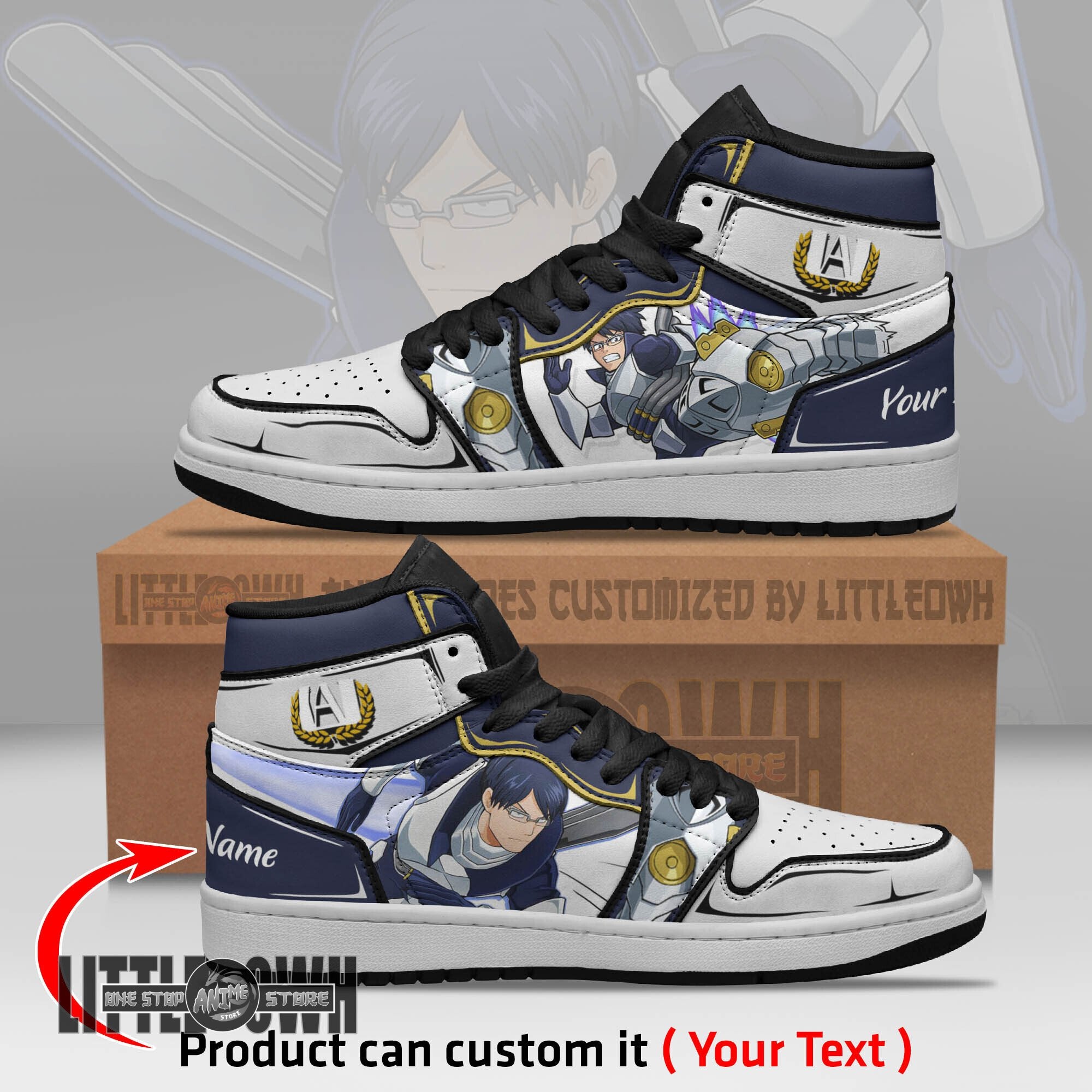 Ideafootwear Tenya Iida AJ1 High Sneakers Shoes For Men And Women