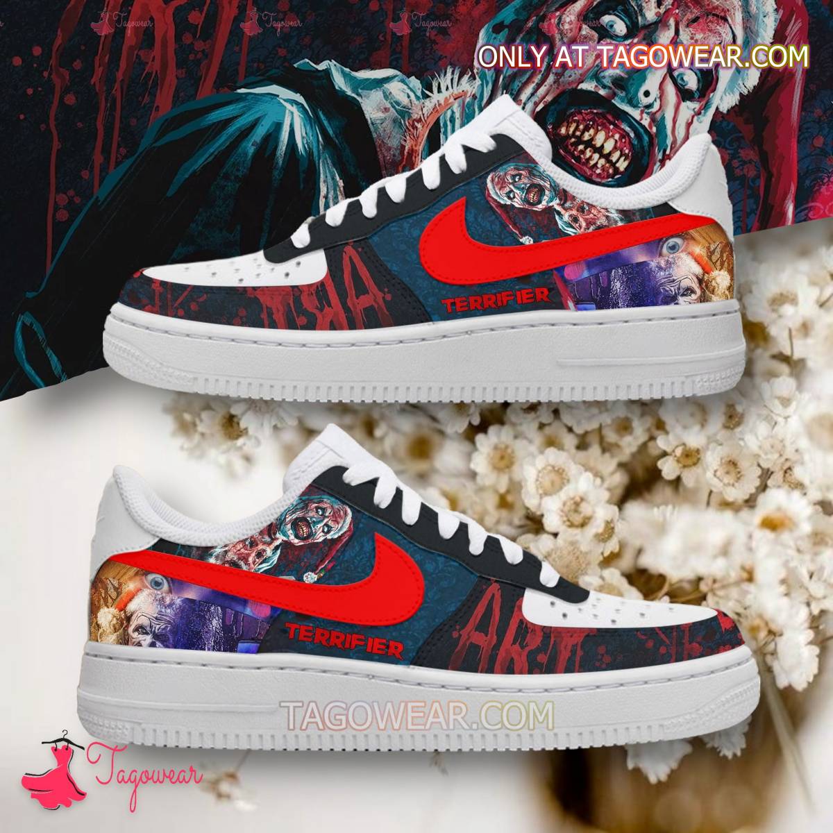 Ideafootwear Terrifier 3 Air Low-Top Sneakers Shoes For Men And Women 1