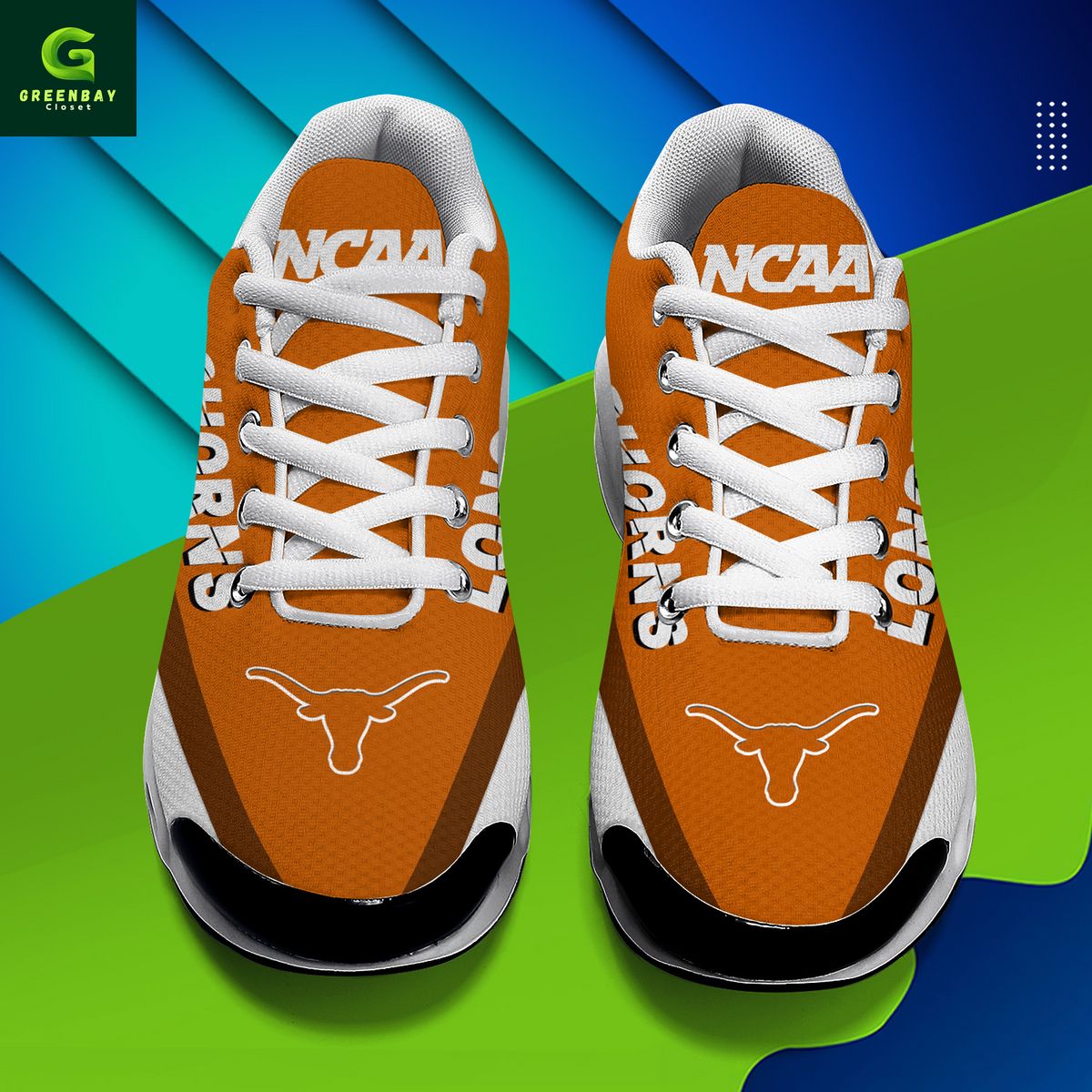 Ideafootwear Texas Longhorns TN Shoes Sneakers For Men And Women