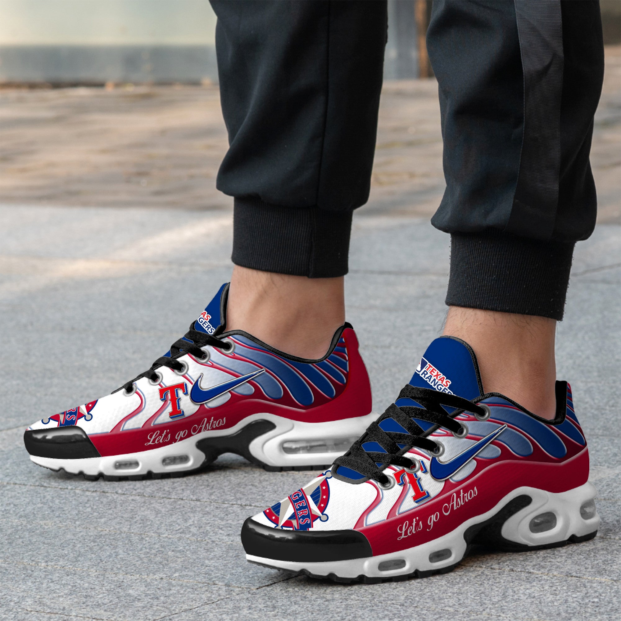 Ideafootwear Texas Rangers TN Shoes Sneakers For Men And Women