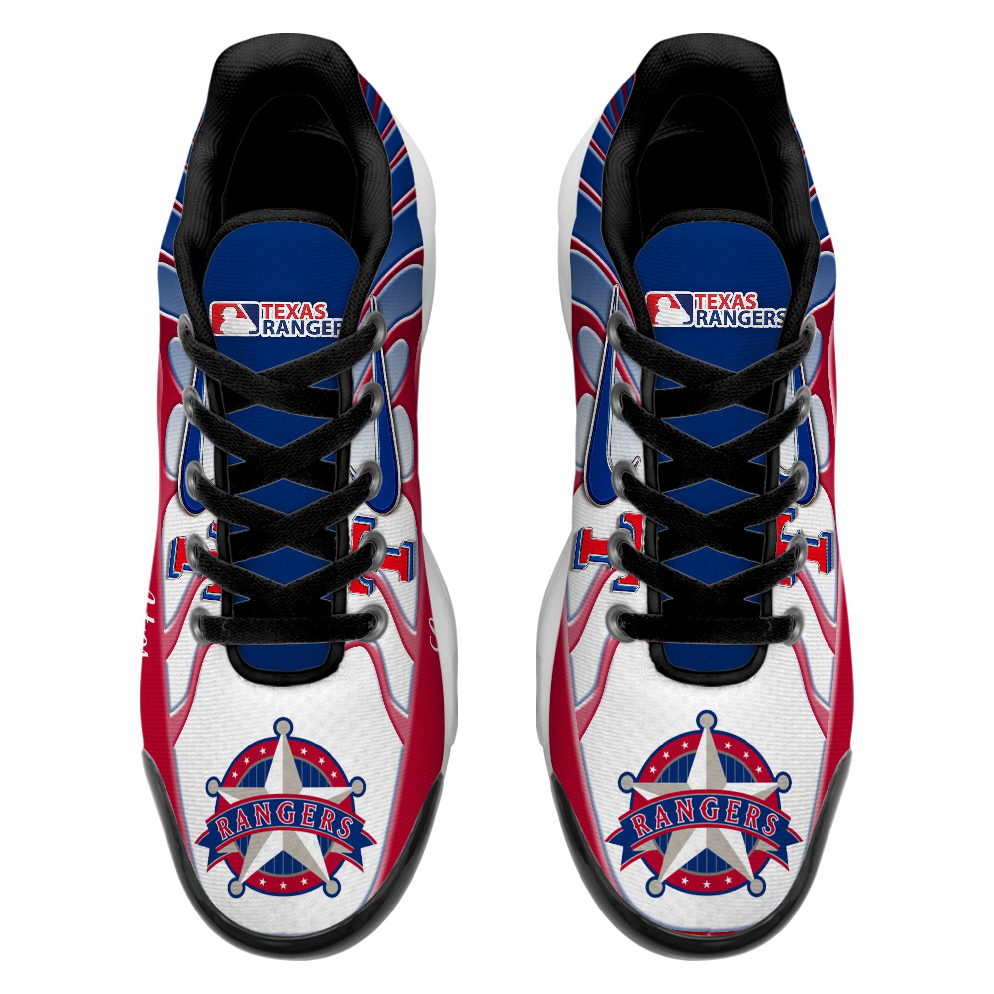 Ideafootwear Texas Rangers TN Shoes Sneakers For Men And Women