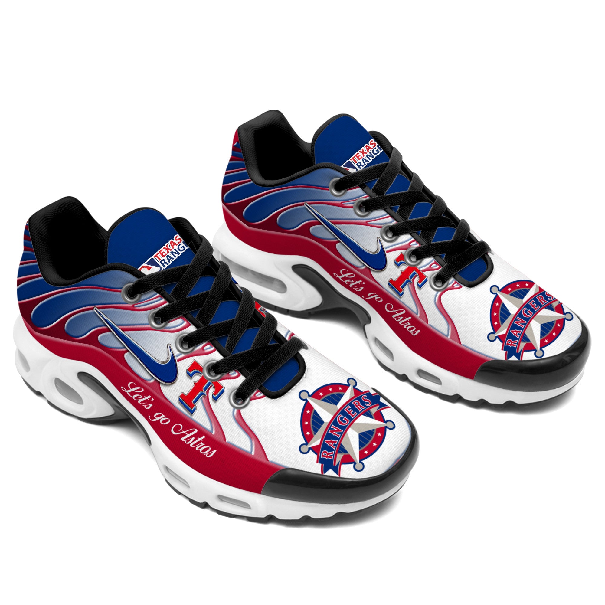 Ideafootwear Texas Rangers TN Shoes Sneakers For Men And Women