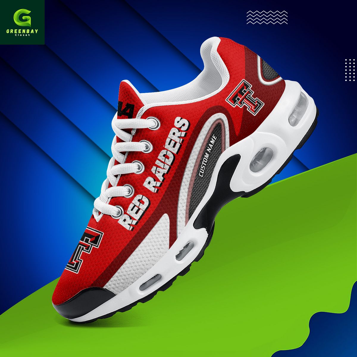 Ideafootwear Texas Tech Red Raiders TN Shoes Sneakers For Men And Women
