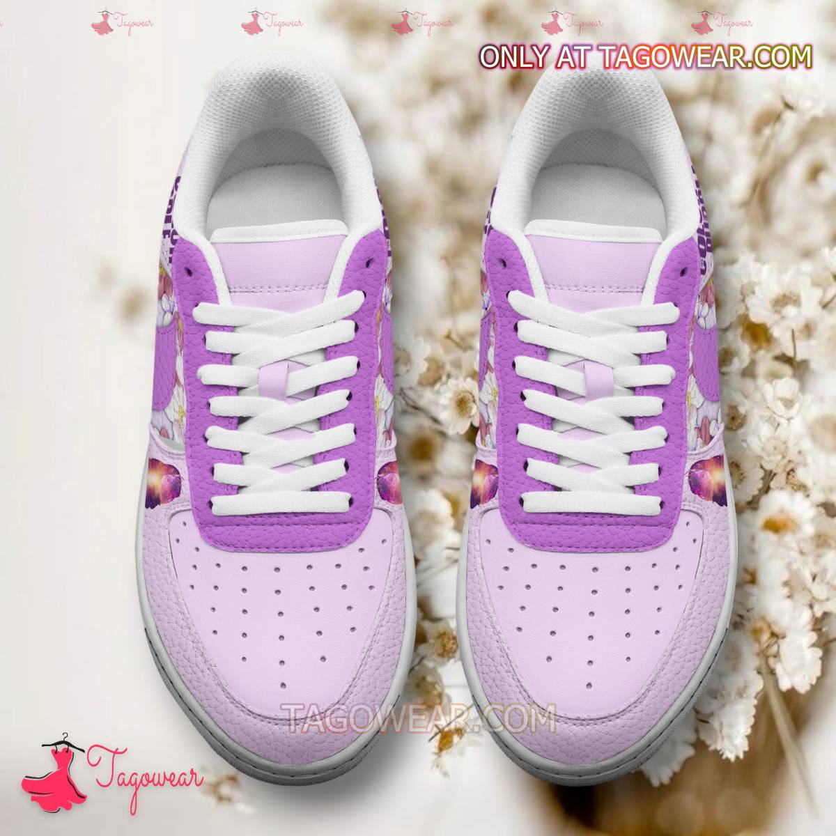 Ideafootwear The Color Purple Air Low-Top Sneakers Shoes For Men And Women 4