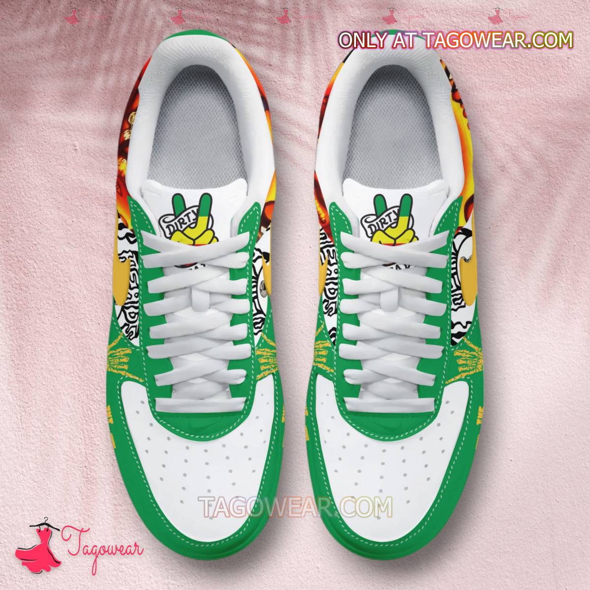 Ideafootwear The Dirty Heads Air Low-Top Sneakers Shoes For Men And Women 3