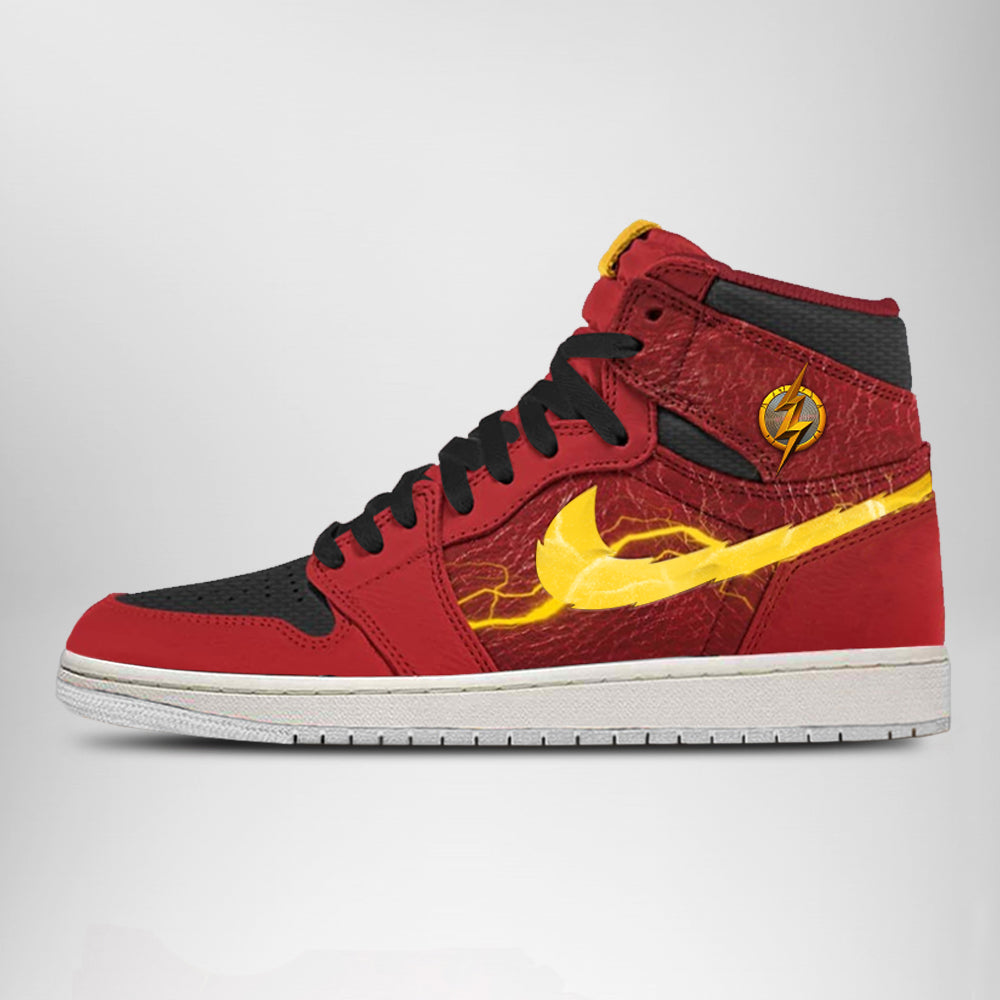 Ideafootwear The Flash AJ1 High Sneakers Shoes For Men And Women