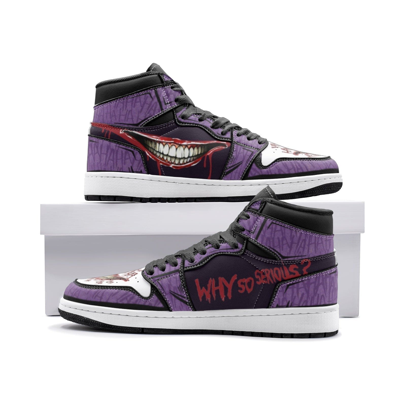 Ideafootwear The Joker AJ1 High Sneakers Shoes For Men And Women