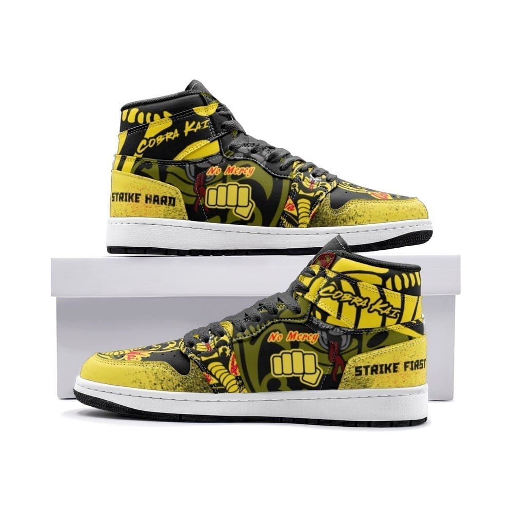 Ideafootwear The Karate Kid AJ1 High Sneakers Shoes For Men And Women