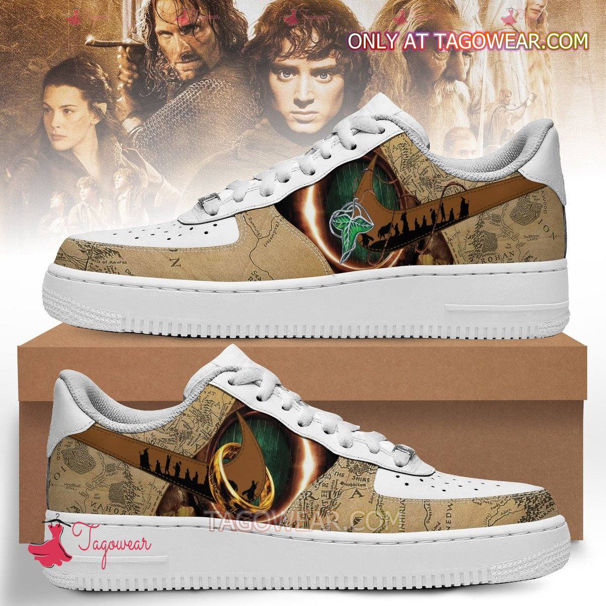 Ideafootwear The Lord Of The Rings Air Low-Top Sneakers Shoes For Men And Women 1