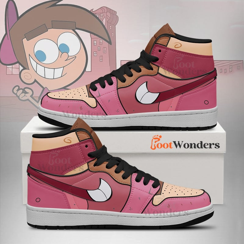 Ideafootwear Timmy Turner AJ1 High Sneakers Shoes For Men And Women