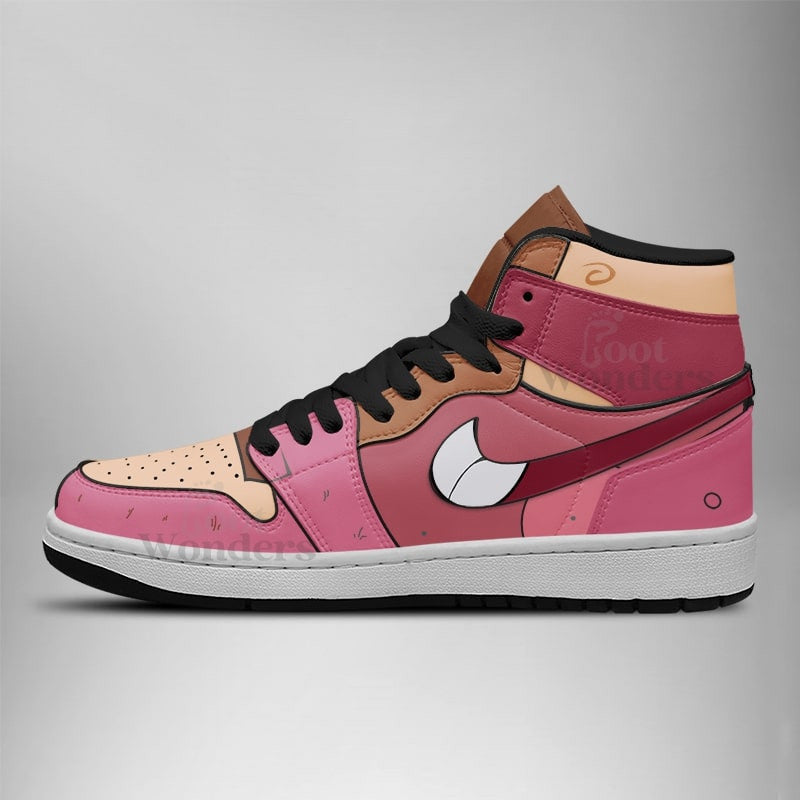 Ideafootwear Timmy Turner AJ1 High Sneakers Shoes For Men And Women