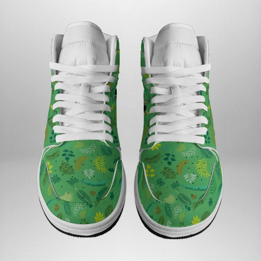 Ideafootwear Timon and Pumba Disney AJ1 High Sneakers Shoes For Men And Women