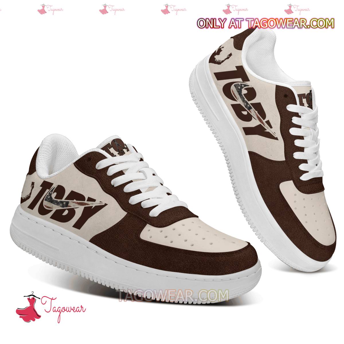 Ideafootwear Toby Keith Air Low-Top Sneakers Shoes For Men And Women 2