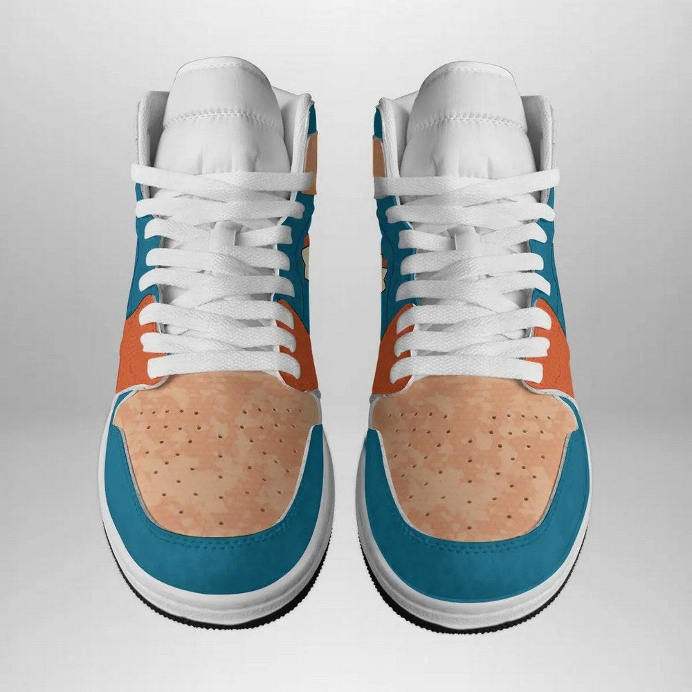 Ideafootwear Togepi Attack Pokemon  AJ1 High Sneakers Shoes For Men And Women