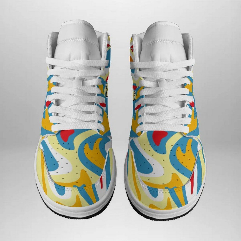 Ideafootwear Togepi Trippy Pokemon  AJ1 High Sneakers Shoes For Men And Women