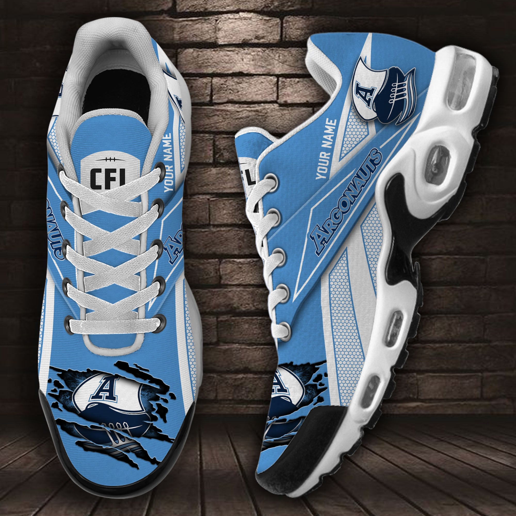 Ideafootwear Toronto Argonauts TN Shoes Sneakers For Men And Women