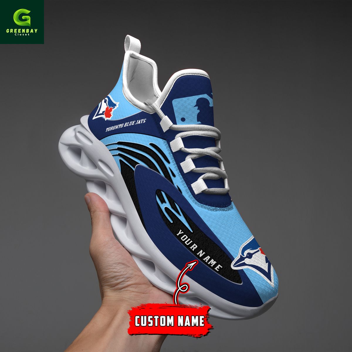 Ideafootwear Toronto Blue Jays Max Soul Shoes Sneakers For Men And Women