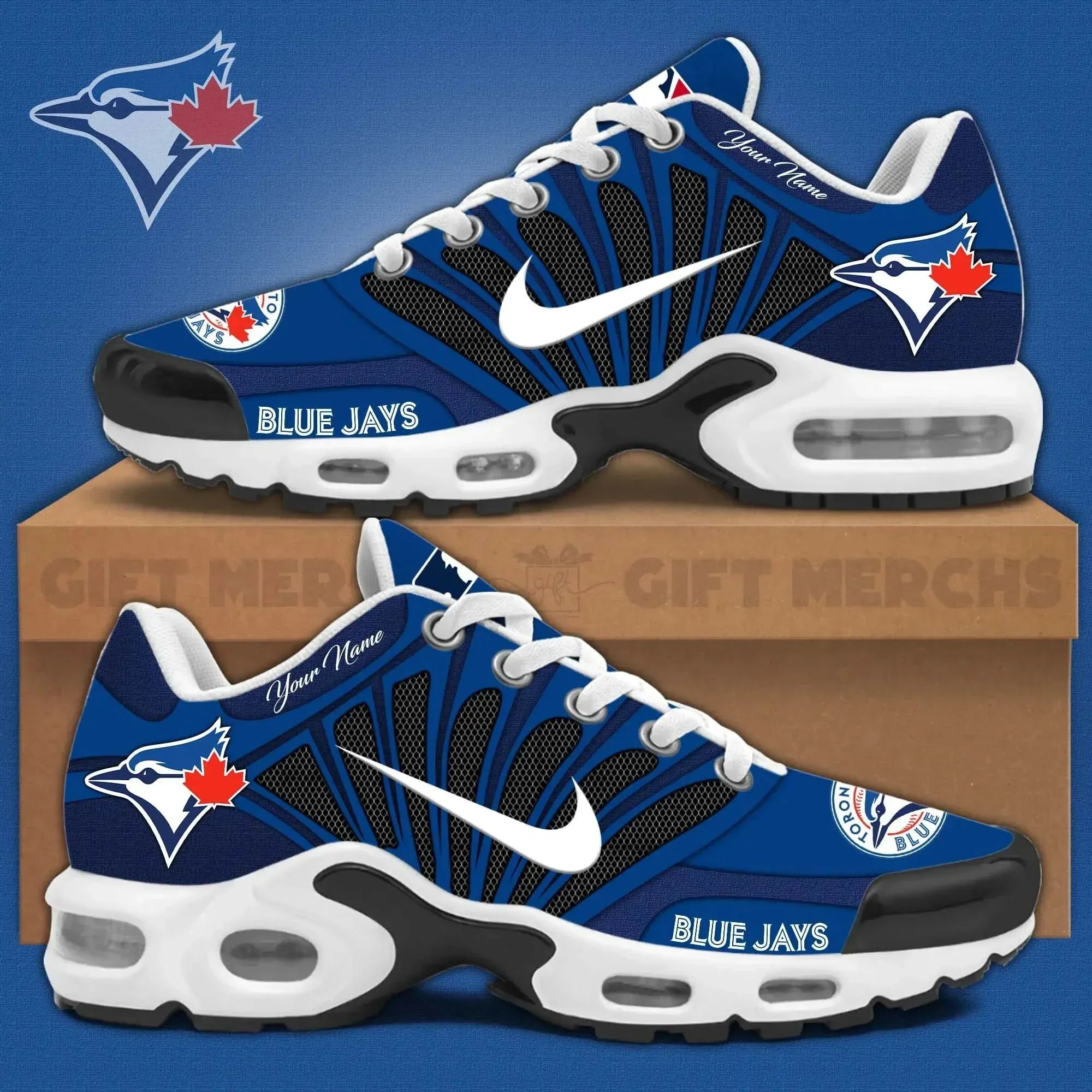 Ideafootwear Toronto Blue Jays TN Shoes Sneakers For Men And Women