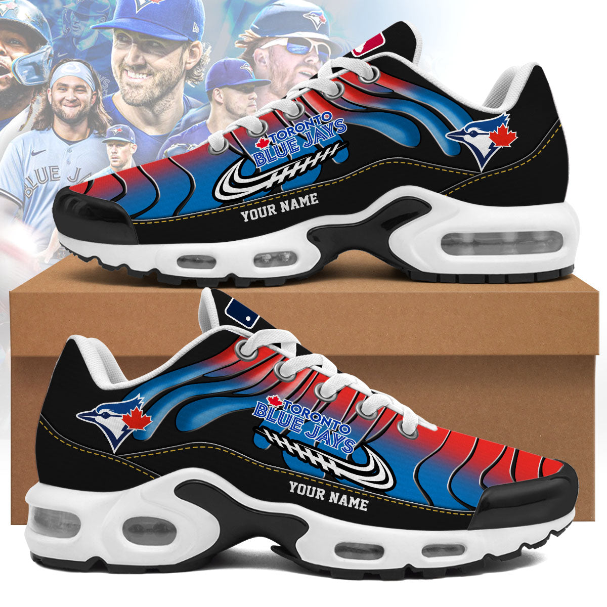 Ideafootwear Toronto Blue Jays TN Shoes Sneakers For Men And Women