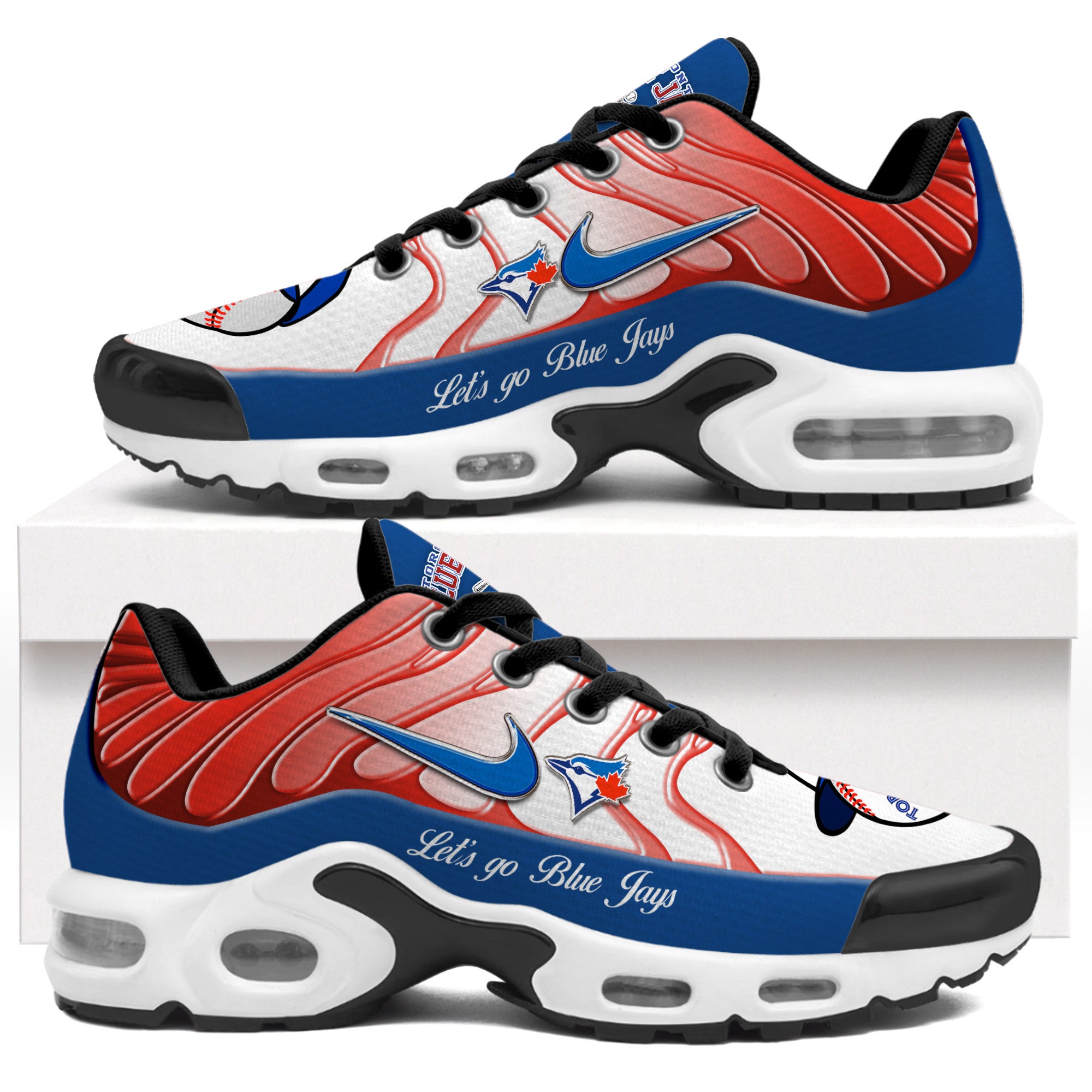 Ideafootwear Toronto Blue Jays TN Shoes Sneakers For Men And Women