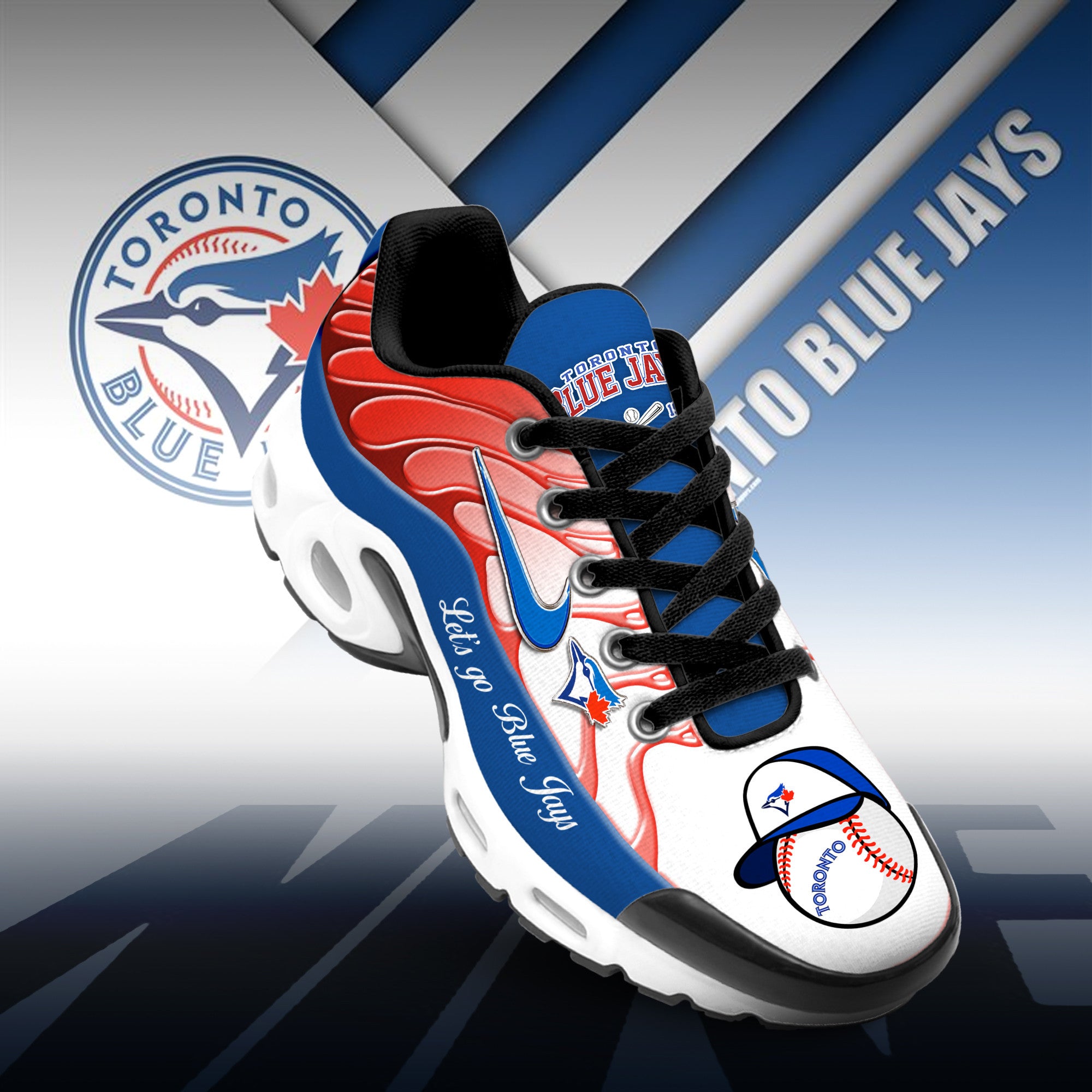 Ideafootwear Toronto Blue Jays TN Shoes Sneakers For Men And Women